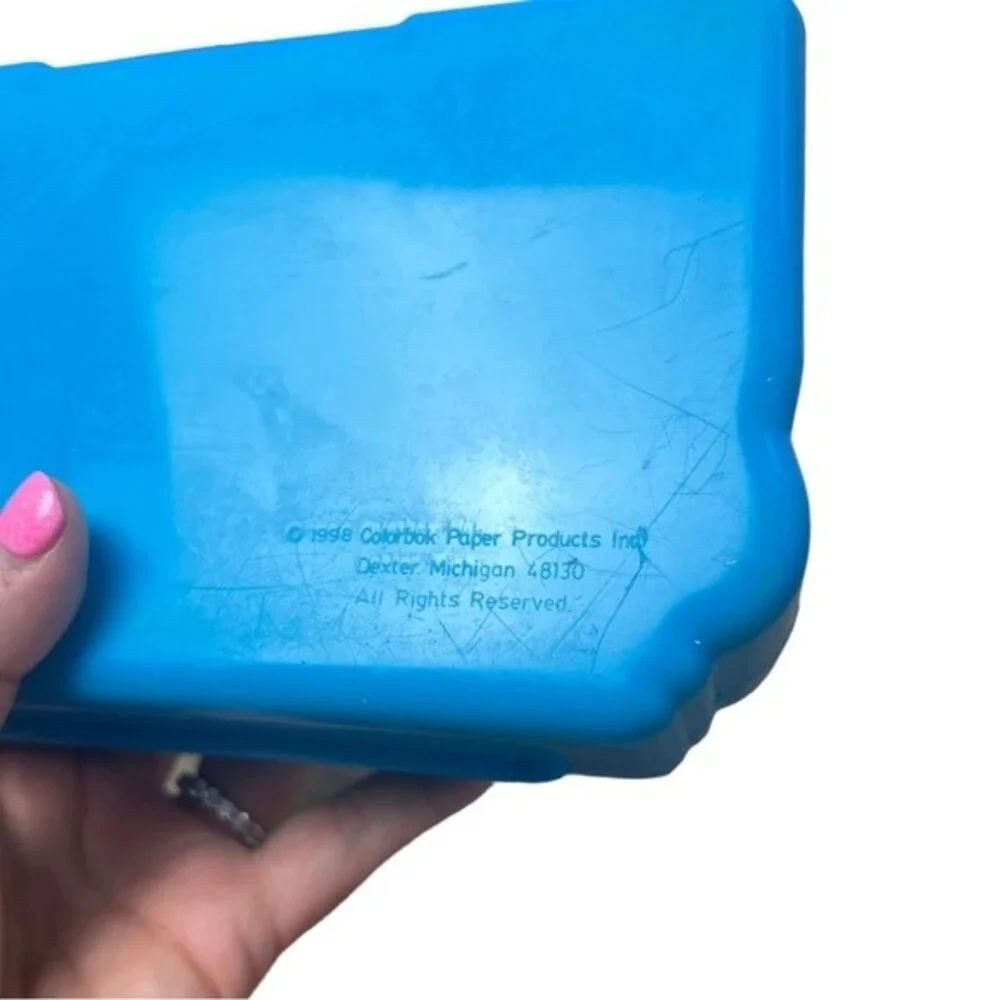 Vintage Rugrats 1998 Viacom Nickelodeon Hard Pencil Box Case Storage Container‎